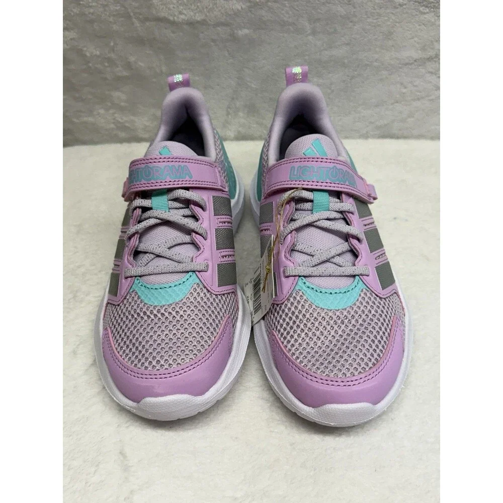 Adidas Lightorama RNR EL C Sneakers Girls Size 3 Y Pink